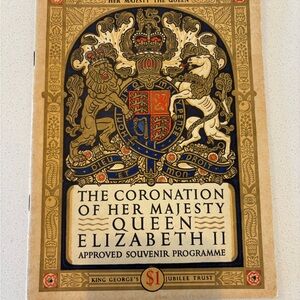 Queen Elizabeth II Coronation Souvenir Programme